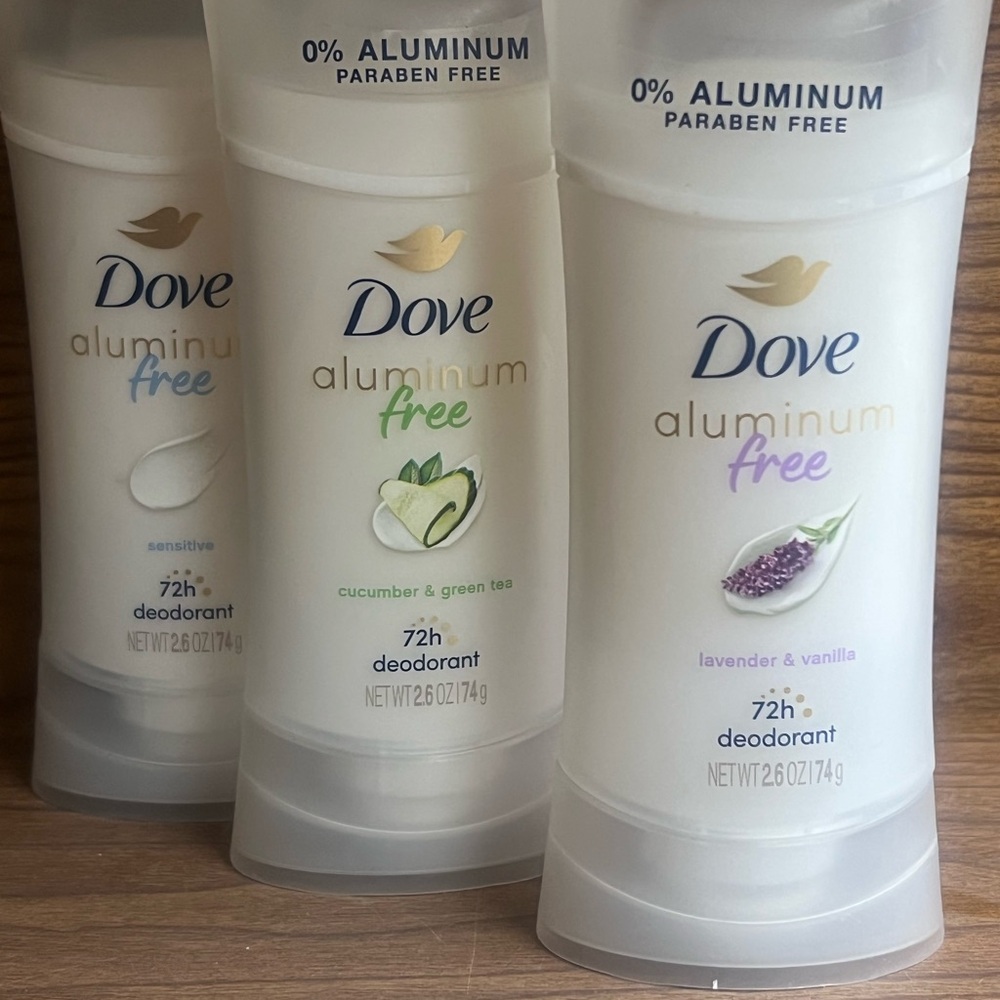 Dove Aluminum Free Deodorant Trio